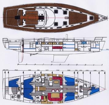Ocean Star 60.1 Grundriss