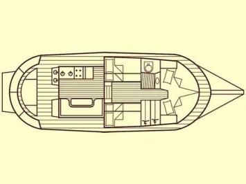 CA-Holz-Motor-Yachten Grundriss