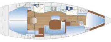 Bavaria 44 Grundriss