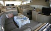 Yachtcharter ferretti 460 yacht charter in croatia saloon