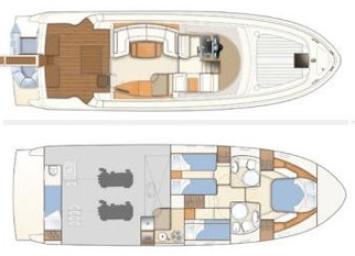 Ferretti 460 Fly Grundriss