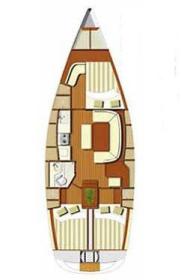 Dufour 385 Grundriss