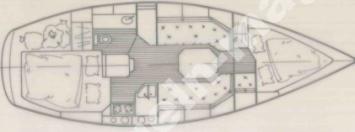 Friendship 28 Grundriss