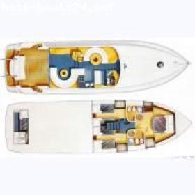 Fairline-Squadron 56 Grundriss