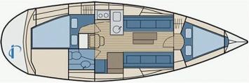Bavaria 32 Grundriss