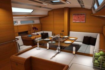 Innenansicht der Sun Odyssey 419 (3 Kabinen, 2 Bäder) Innenansicht
