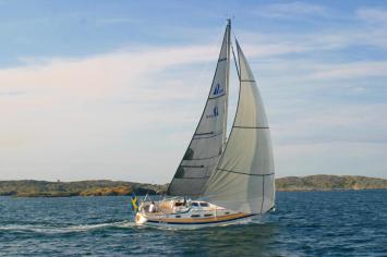 Hallberg Rassy 342 Auenansicht