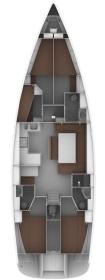 Bavaria Cruiser 50 Avantgarde Grundriss