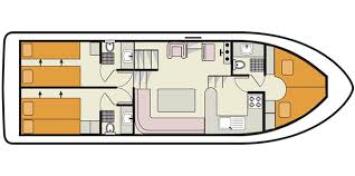 Le Boat Crusader Grundriss