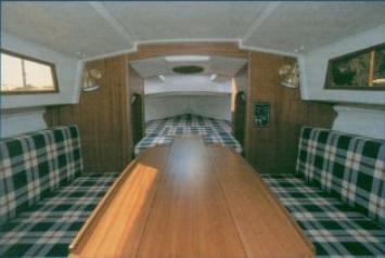 15er Jollenkreuzer Greif Innenansicht