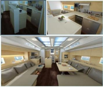 Hanse 588 Innenansicht
