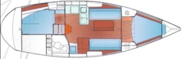 Bavaria 35 exclusive Grundriss