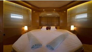 Cyrus 13.8 flybridge Innenansicht