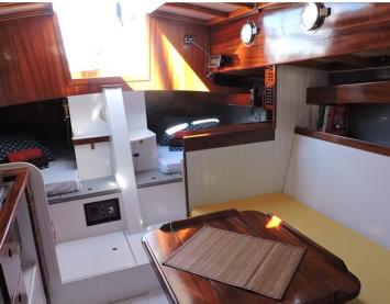 Pilot Cutter Innenansicht