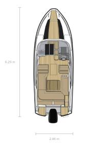 Flipper 640 DC Grundriss