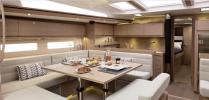 Yachtcharter Dufour 560 salon