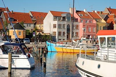 Bootscharter D?nemark: Faaborg, alte Hafenstadt auf der Insel F?nen
