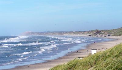 Yachtcharter D?nemark: D?nen, lange Sandstr?nde, herandonnernde Brandung