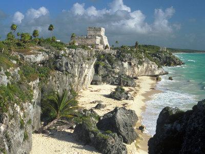 Bootscharter Mexico-Yucatan: Tulum, die einzige Maya-Ruine direkt am Meer